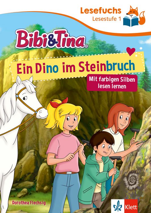 Produktbild: Lesefuchs Bibi & Tina: Ein Dino im Steinbruch Lesestufe 1