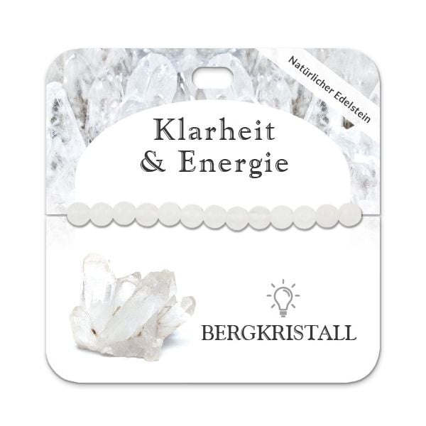 Produktbild: Bergkristall 6 mm Kugelarmband