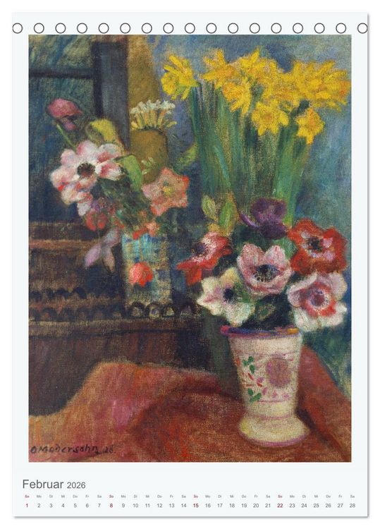 Produktbild: Blumenstr&auml;u&szlig;e - Bl&uuml;tenpracht und Blumenfreuden (Tischkalender 2026 DIN A5 hoch), CALVENDO Monatskalender