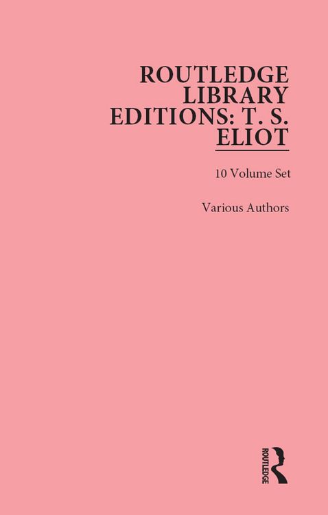Produktbild: Routledge Library Editions: T. S. Eliot