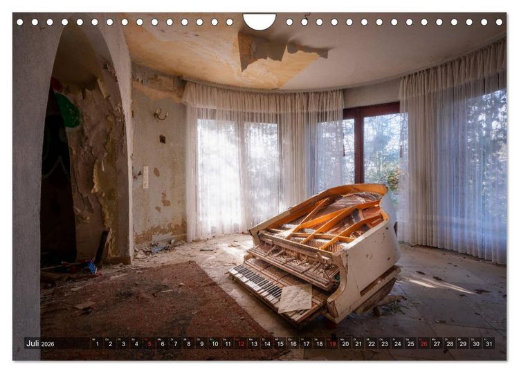 Produktbild: Faszination - Lost Places (Wandkalender 2026 DIN A4 quer), CALVENDO Monatskalender