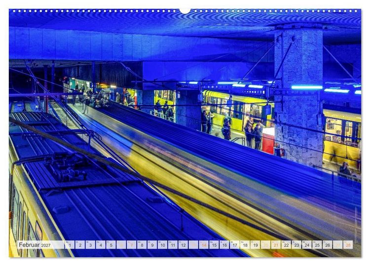 Produktbild: Ruhrbahn: U Linien verbinden (Wandkalender 2027 DIN A2 quer), CALVENDO Monatskalender