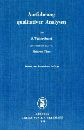 Produktbild: Ausf&uuml;hrung qualitativer Analysen
