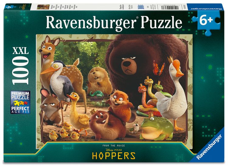 Produktbild: Kinderpuzzle 100 XXL Teile - Geheimnisse der Tierwelt