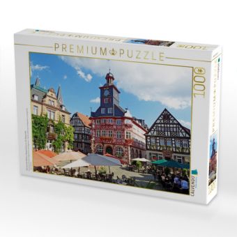 Produktbild: CALVENDO Puzzle Das barocke Rathaus Heppenheims an der Bergstra&szlig;e | 1000 Teile Lege-Gr&ouml;&szlig;e 64x48cm Foto-Puzzle f&uuml;r gl&uuml;ckliche Stunden