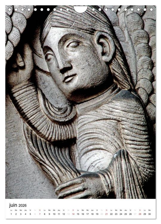 Produktbild: V&eacute;zelay en lumi&egrave;re (Calendrier mural 2026 DIN A4 horizontal), CALVENDO calendrier mensuel
