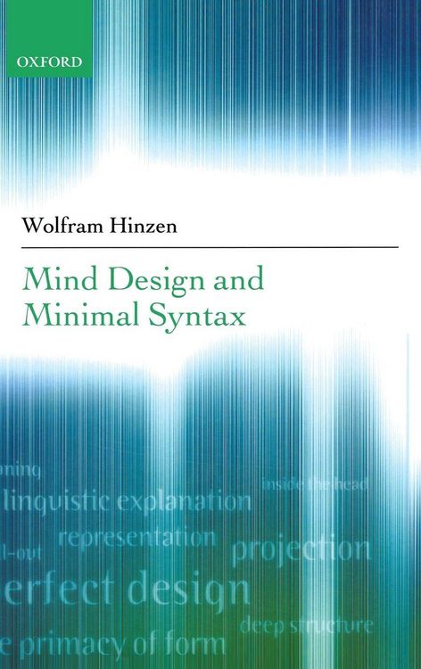 Produktbild: Mind Design and Minimal Syntax