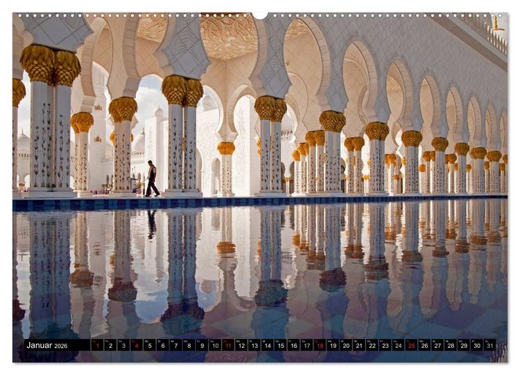 Produktbild: Emirat Abu Dhabi (Wandkalender 2026 DIN A2 quer), CALVENDO Monatskalender
