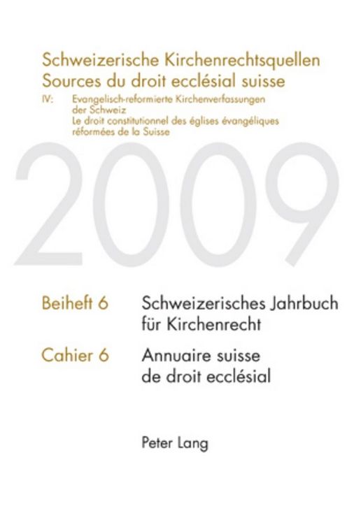 Produktbild: Schweizerische Kirchenrechtsquellen- Sources du droit eccl&eacute;sial suisse