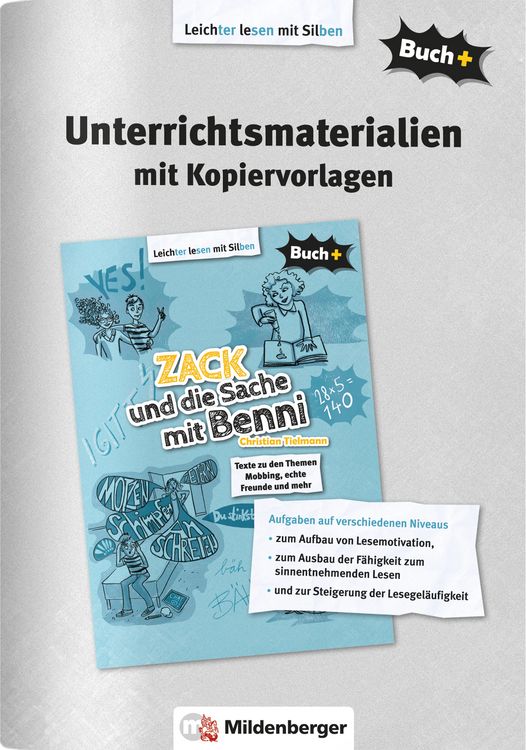 Produktbild: Buch+: Zack und die Sache mit Benni &ndash; Unterrichtsmaterialien mit Kopiervorlagen