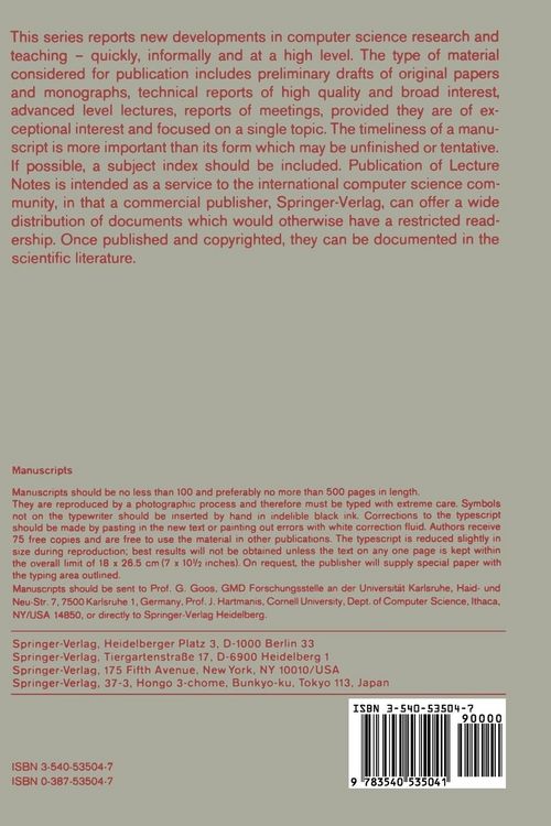 Produktbild: Advances in Computing and Information - ICCI '90