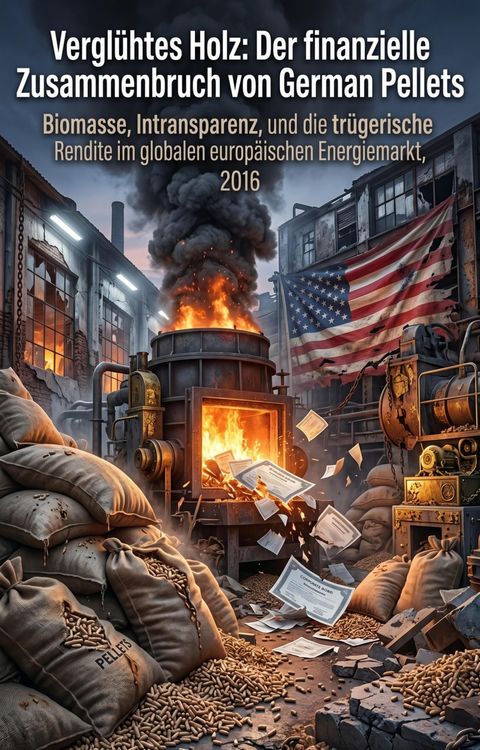 Produktbild: Vergl&uuml;htes Holz: Der finanzielle Zusammenbruch von German Pellets