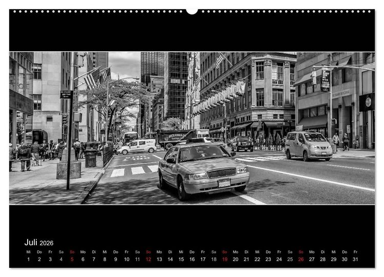 Produktbild: NEW YORK CITY H&ouml;hepunkte im Panoramaformat (Wandkalender 2026 DIN A2 quer), CALVENDO Monatskalender