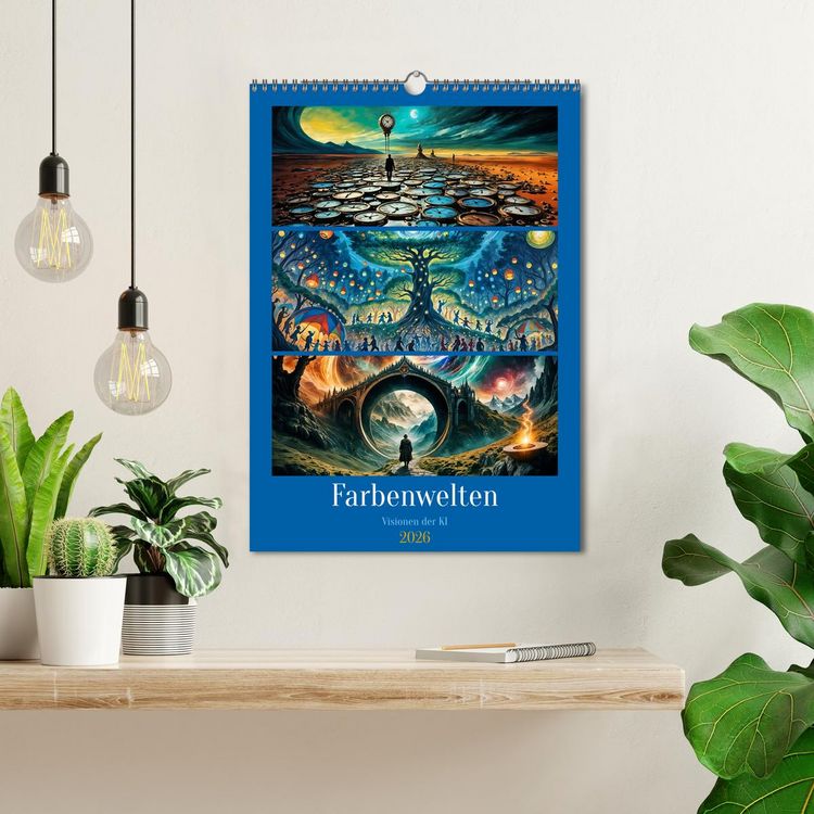 Produktbild: Farbenwelten (Wandkalender 2026 DIN A3 hoch), CALVENDO Monatskalender