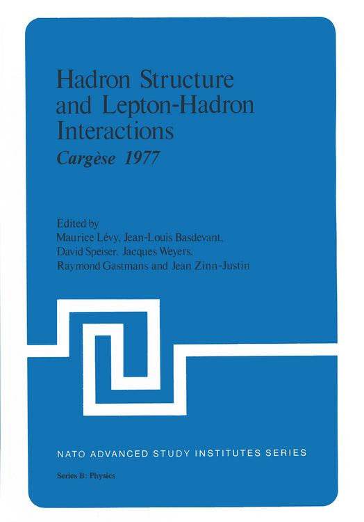 Produktbild: Hadron Structure and Lepton-Hadron Interactions