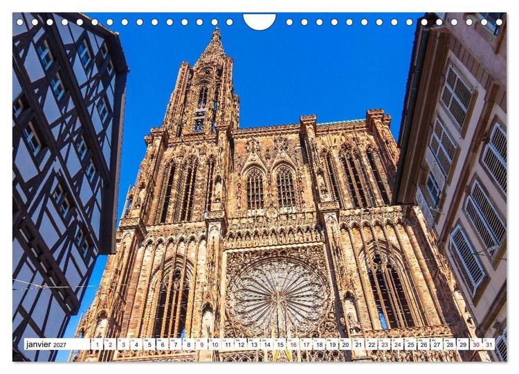 Produktbild: Les cath&eacute;drales fran&ccedil;aises &ndash; Des chefs-d'&oelig;uvre de l&rsquo;architecture gothique (Calendrier mural 2027 DIN A4 vertical), CALVENDO calendrier mensuel