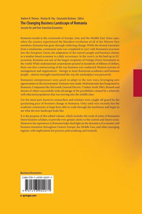 Produktbild: The Changing Business Landscape of Romania
