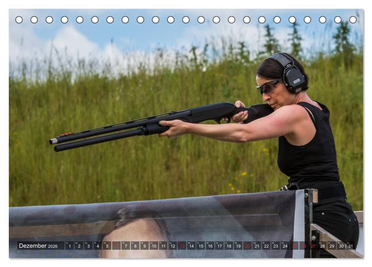 Produktbild: IPSC - Dynamischer Schie&szlig;sport (Tischkalender 2026 DIN A5 quer), CALVENDO Monatskalender