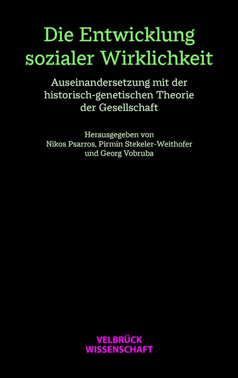 Produktbild: Die Entwicklung sozialer Wirklichkeit