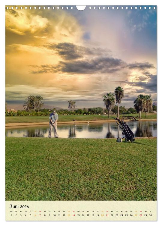 Produktbild: Golf Leidenschaft (Wandkalender 2026 DIN A3 hoch), CALVENDO Monatskalender