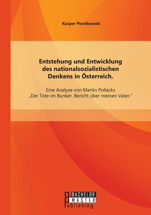 Produktbild: Entstehung und Entwicklung des nationalsozialistischen Denkens in &Ouml;sterreich: Ei
