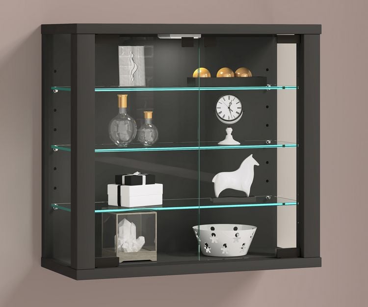 Produktbild: Wandvitrine H&auml;ngevitrine Glasvitrine Vitrosa S