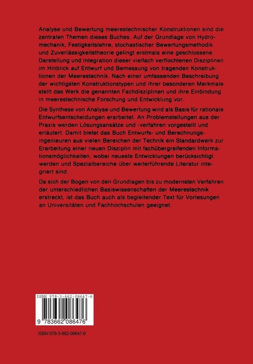 Produktbild: Meerestechnische Konstruktionen