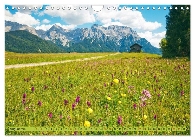 Produktbild: Die Buckelwiesen im Oberen Isartal (Wandkalender 2026 DIN A4 quer), CALVENDO Monatskalender
