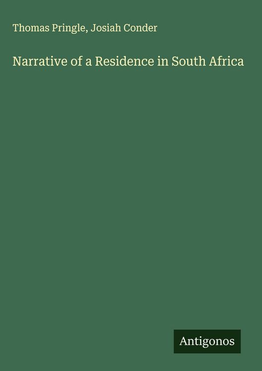 Produktbild: Narrative of a Residence in South Africa