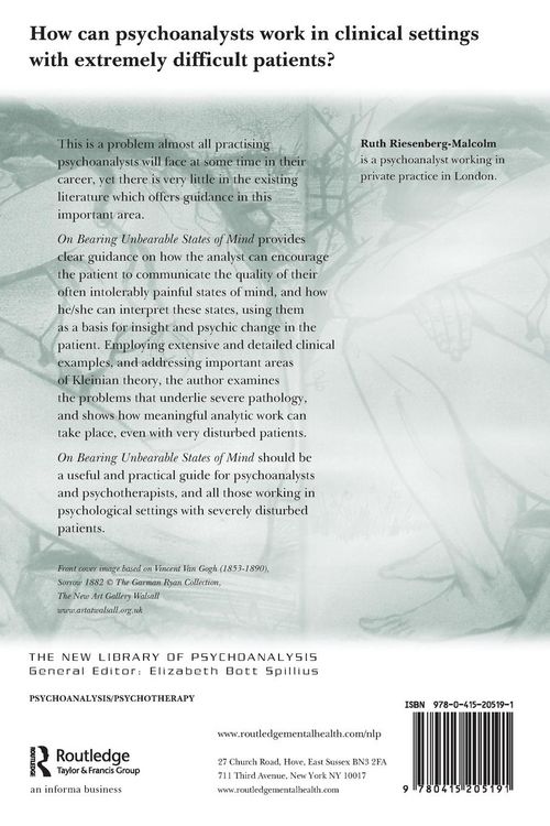 Produktbild: On Bearing Unbearable States of Mind