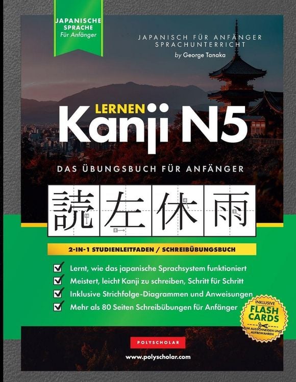 Produktbild: Lernen Kanji N5 Arbeitsbuch f&uuml;r Anf&auml;nger