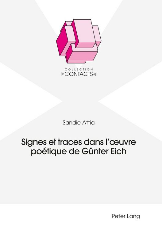 Produktbild: Signes et traces dans l'&oelig;uvre po&eacute;tique de G&uuml;nter Eich