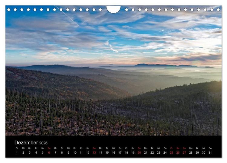Produktbild: Herbst im Nationalpark Bayerischer Wald (Wandkalender 2026 DIN A4 quer), CALVENDO Monatskalender