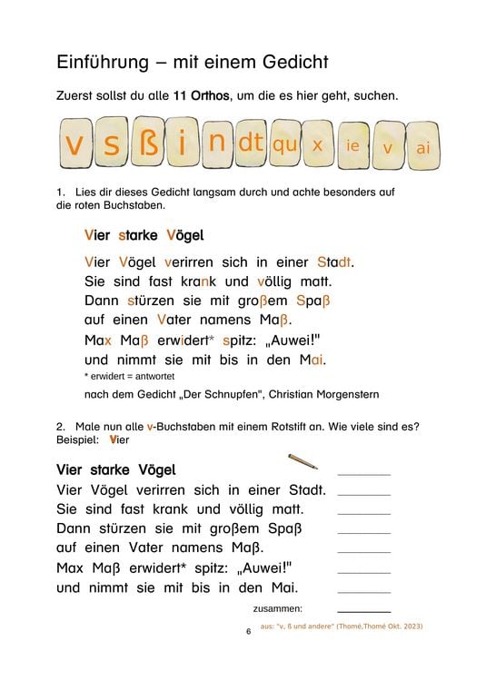 Produktbild: V, &szlig; und andere