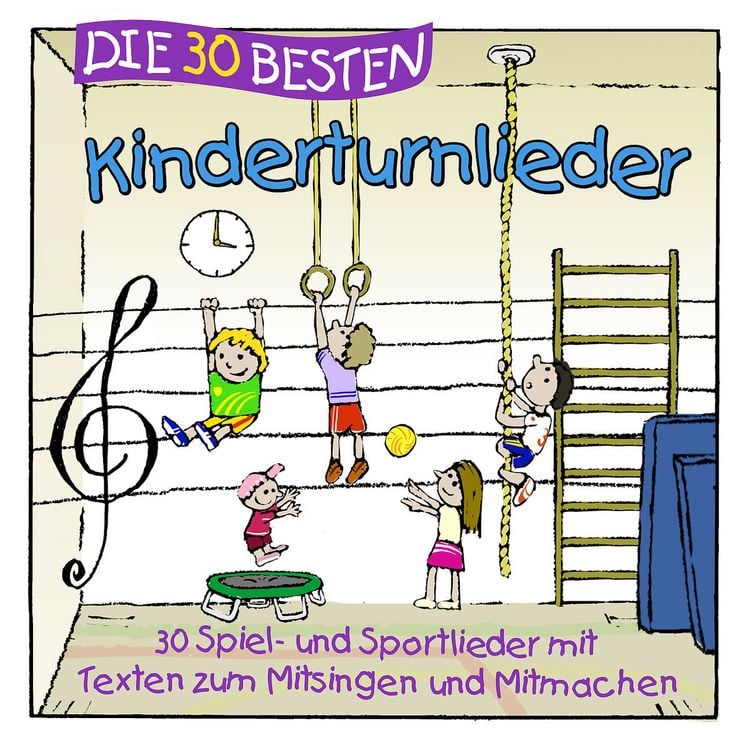 Produktbild: Die 30 besten Kinderturnlieder