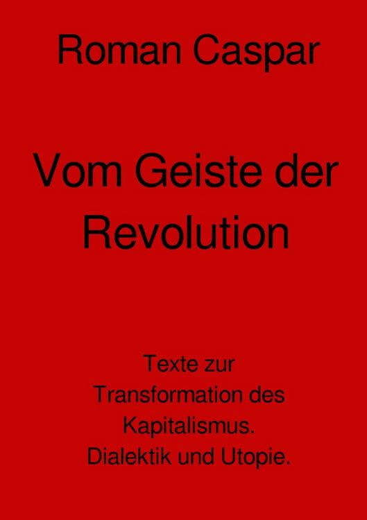 Produktbild: Vom Geiste der Revolution