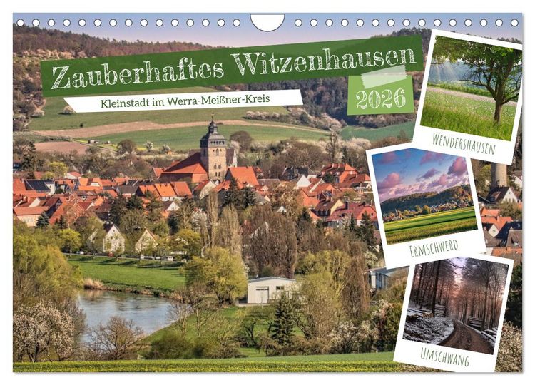 Produktbild: Zauberhaftes Witzenhausen (Wandkalender 2026 DIN A4 quer), CALVENDO Monatskalender