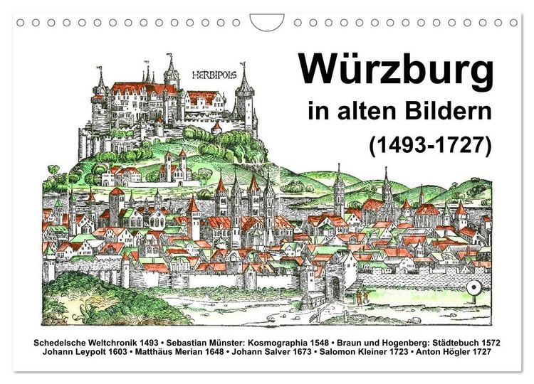 Produktbild: W&uuml;rzburg in alten Bildern (Wandkalender 2026 DIN A4 quer), CALVENDO Monatskalender