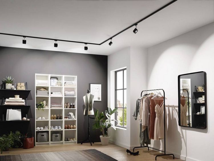 Produktbild: Paulmann Hochvolt-Schienensystem-Leuchte URail fest eingebaut 4.5W LED Schwarz (matt)