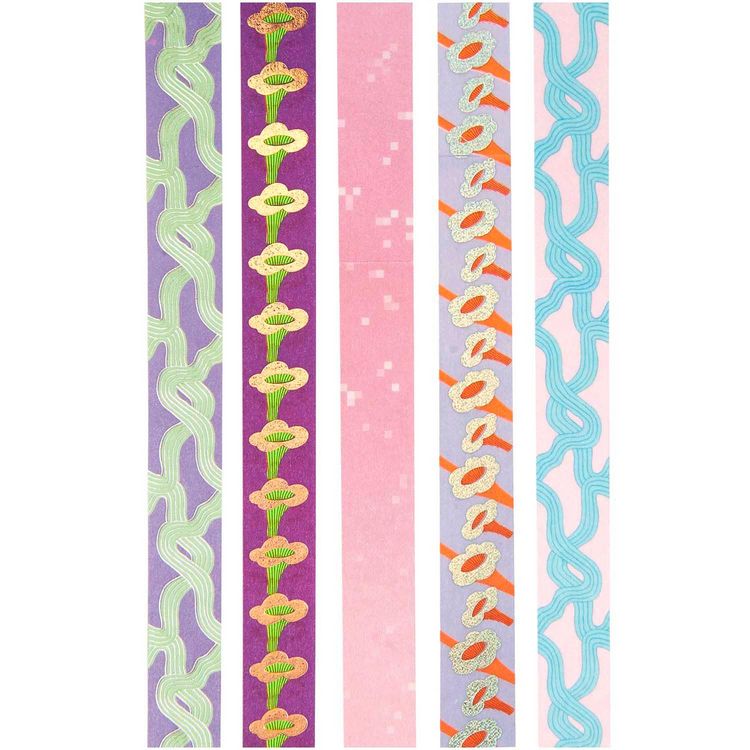 Produktbild: Tape Set Shrooom, Pfifferlinge MIX, 5 Stk, 1,5 cm x 10 m