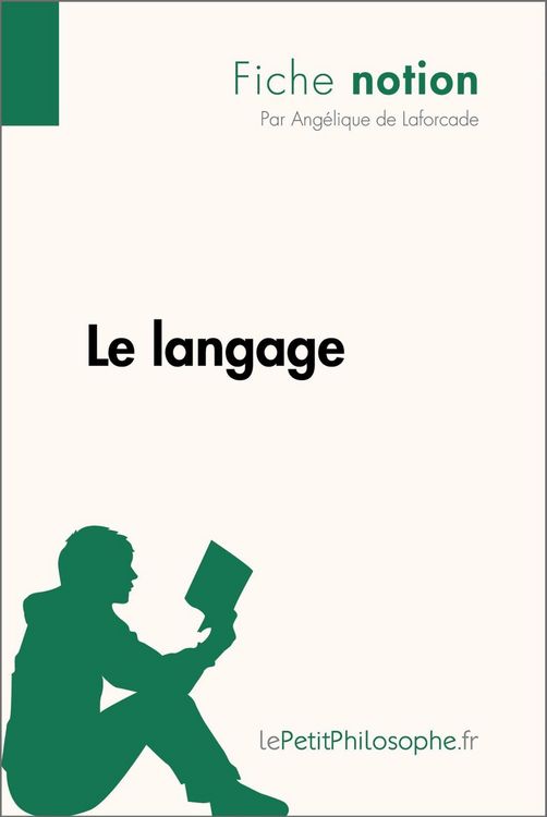 Produktbild: Le langage (Fiche notion)