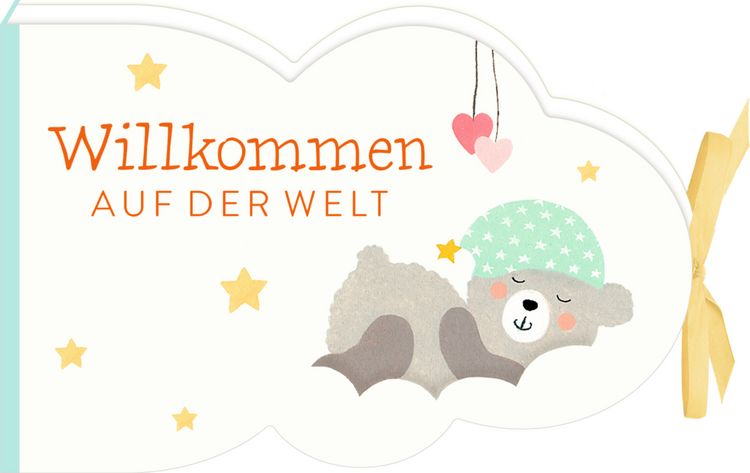 Produktbild: Geldkuvert-Geschenkbuch Wolke konturgestanzt