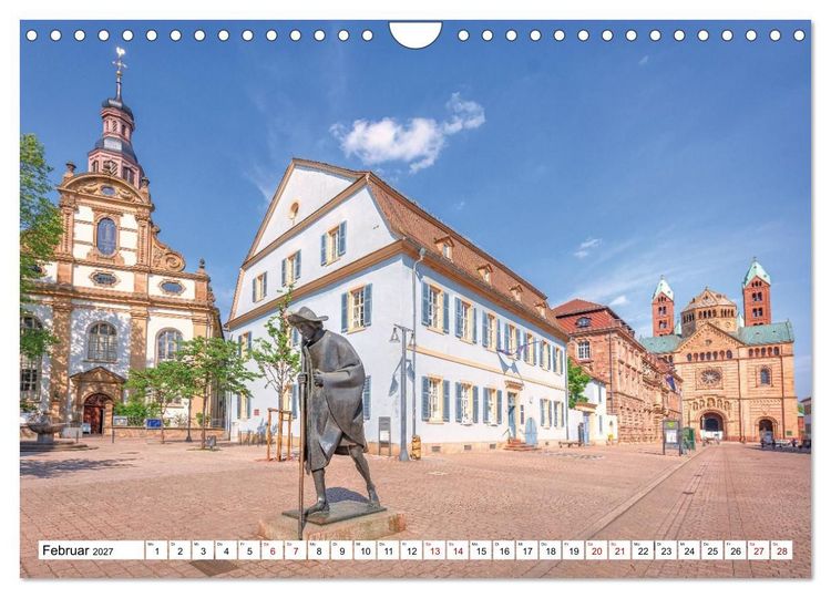 Produktbild: Speyer im Blick: Ein Jahr voller Geschichte und Charme (Wandkalender 2027 DIN A4 quer), CALVENDO Monatskalender