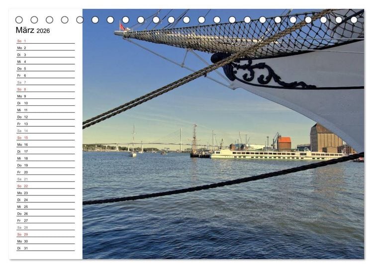 Produktbild: Treffpunkt Ostsee (Tischkalender 2026 DIN A5 quer), CALVENDO Monatskalender