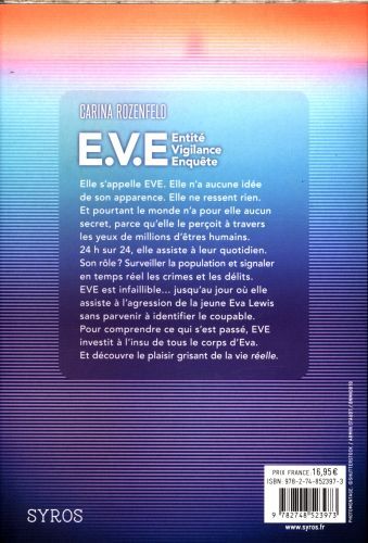Produktbild: EVE : entit&eacute;, vigilance, enqu&ecirc;te