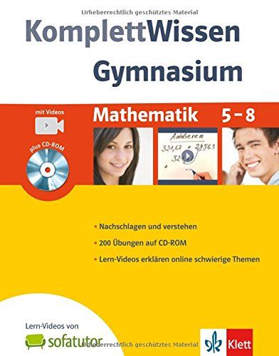 Produktbild: KomplettWissen Mathematik Gymnasium 5.-8. Schuljahr