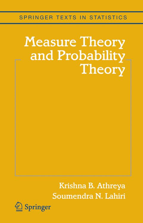 Produktbild: Measure Theory and Probability Theory