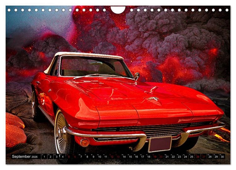 Produktbild: American Classic Cars (Wandkalender 2026 DIN A4 quer), CALVENDO Monatskalender