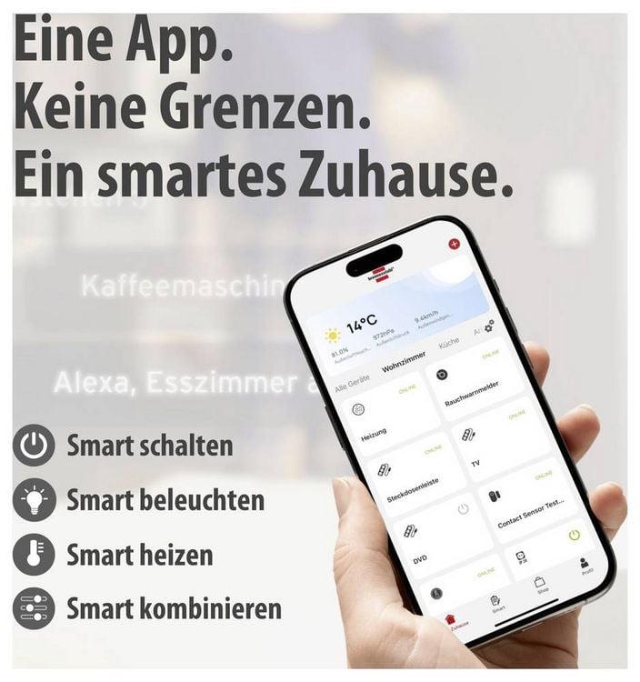 Produktbild: Brennenstuhl 1159760946 Steckdosenleiste Schwarz Schutzkontakt 1St.