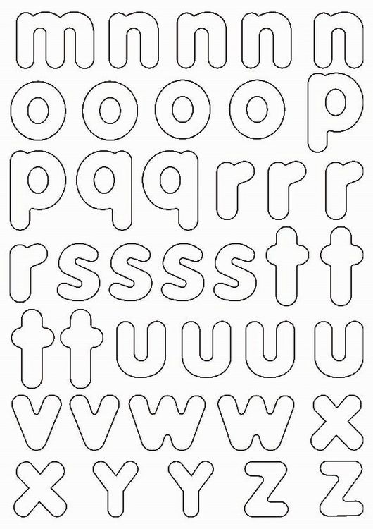 Produktbild: URSUS Blankoartikel Blanko-Magnete Buchstaben, 100er Set, 3,2 - 4,3 cm